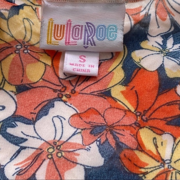 NWT Lularoe sheer open front flora cardigan kimono - Picture 6 of 12